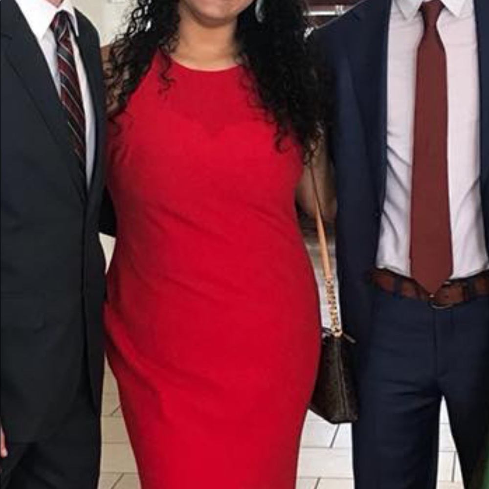 Red Calvin Klein Dress